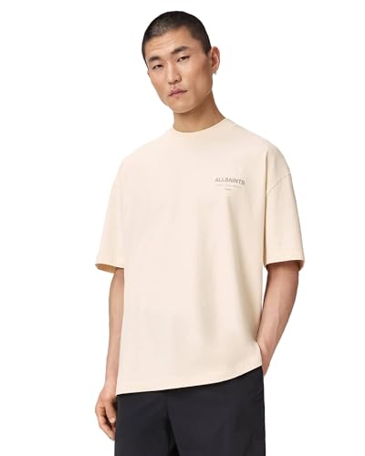 Image of AllSaints Men's Underground Oversized Short Sleeve Crew Neck Shirt