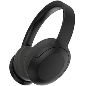 GU-DI Active Noise Cancelling Headphones, Wireless Over Ear Bluetooth Headphones, Hi-Res Audio, Deep Bass, with mic, Foldable Lightweight Headset, Suitable for Travel Home Office Gym Cellphone PC