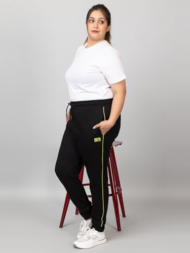 Image of Track Pants for Woman - High Waist Trousers for Woman, Cotton Joggers Pants for Women Gym & Casual Wear for Women's Sports