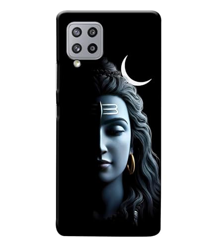 Image of Lord Shiva Half Face Printed Hard Back Case Cover Compatible for Samsung Galaxy M52 5G (Multicolor) - D1668