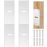 Pasimy 2 Pack Mail Post Extender Bracket for 4x4 Wooden Post Fence Extender Stainless Steel Heavy Duty Bracket for Extending Reinforce Mender Tools for Fence Pool Porche Mailbox