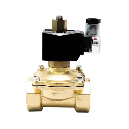 Électrovanne étanche laiton 1-1/4" contre les fuites, modèle normalement ouvert 240V - 3
