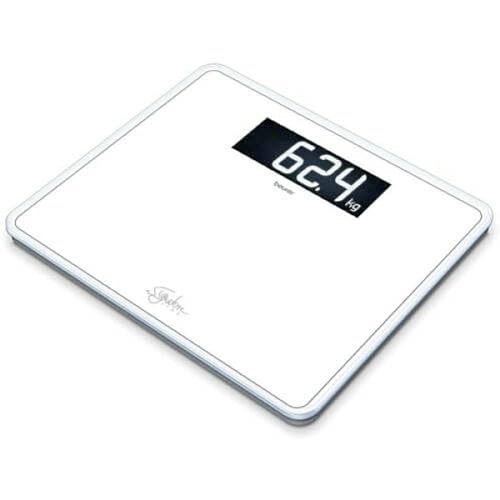 Beurer GS 400 Signature Line, Pèse-personne en verre, écran XXL éclairé pour une meilleure...
