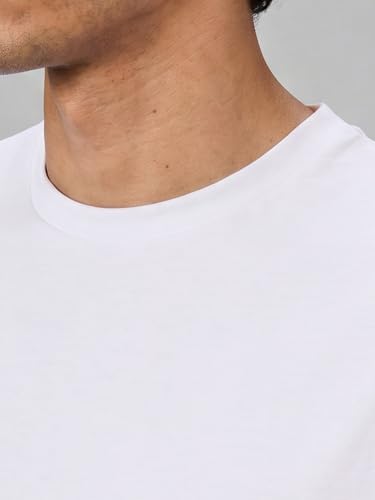 Image of XYXX Solid Boxy Oversized Roundneck Tshirt for Men