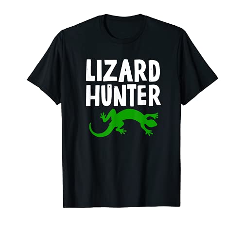 Lizard Hunter - Regalo divertido para niños Camiseta