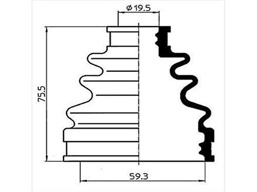 セイケン(Seiken) ドライブシャフトブーツキット SB176 600-00176
