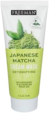 Freeman Exotic Blends Detoxifying Japanese Matcha Cream Facial Mask, 6 fl.oz./ 175 mL Tube