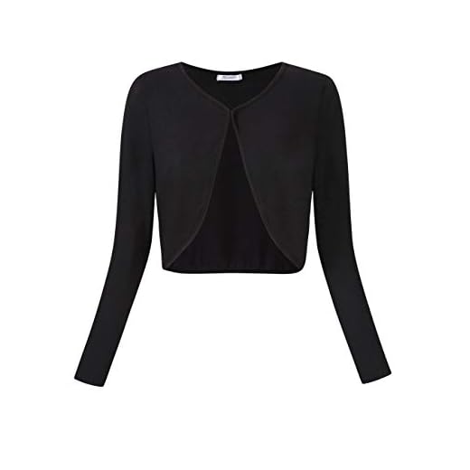 KOJOOIN Cárdigan Mujer Elegante Bolero Mujer Manga Larga/Corta Chaqueta Corta Primavera Verano 15 Colores