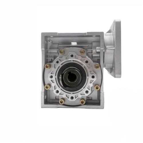 MIAOSHE NMRV075 �E�H�[���M�A�{�b�N�X�����@ 110x110mm �t�����W 19mm���̓V���t�g 28mm�o�̓{�A 110�T�[�{���[�^�[�p ���^�� �M�A�{�b�N�X(Ratio 20 to 1)