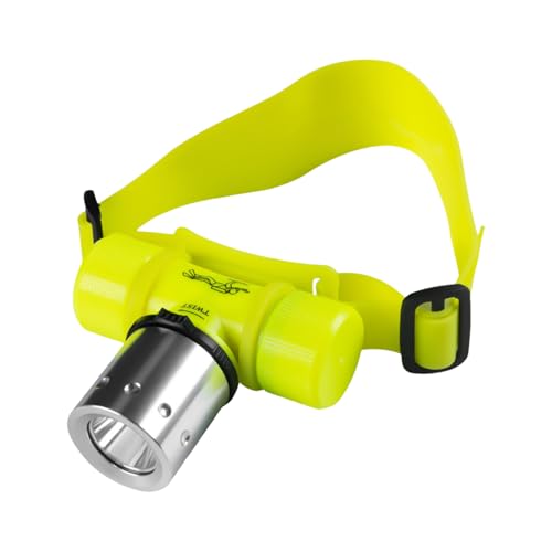 Lampe De Plongée sous-Marine – Lampe Frontale Étanche, Lámpe Torche Haute Puissance, Lámpe De Poche Subaquatique, Sortie Lumineuse À Large Plage | Éclairage Fiable pour La Natation, Le Snorkeling, Le
