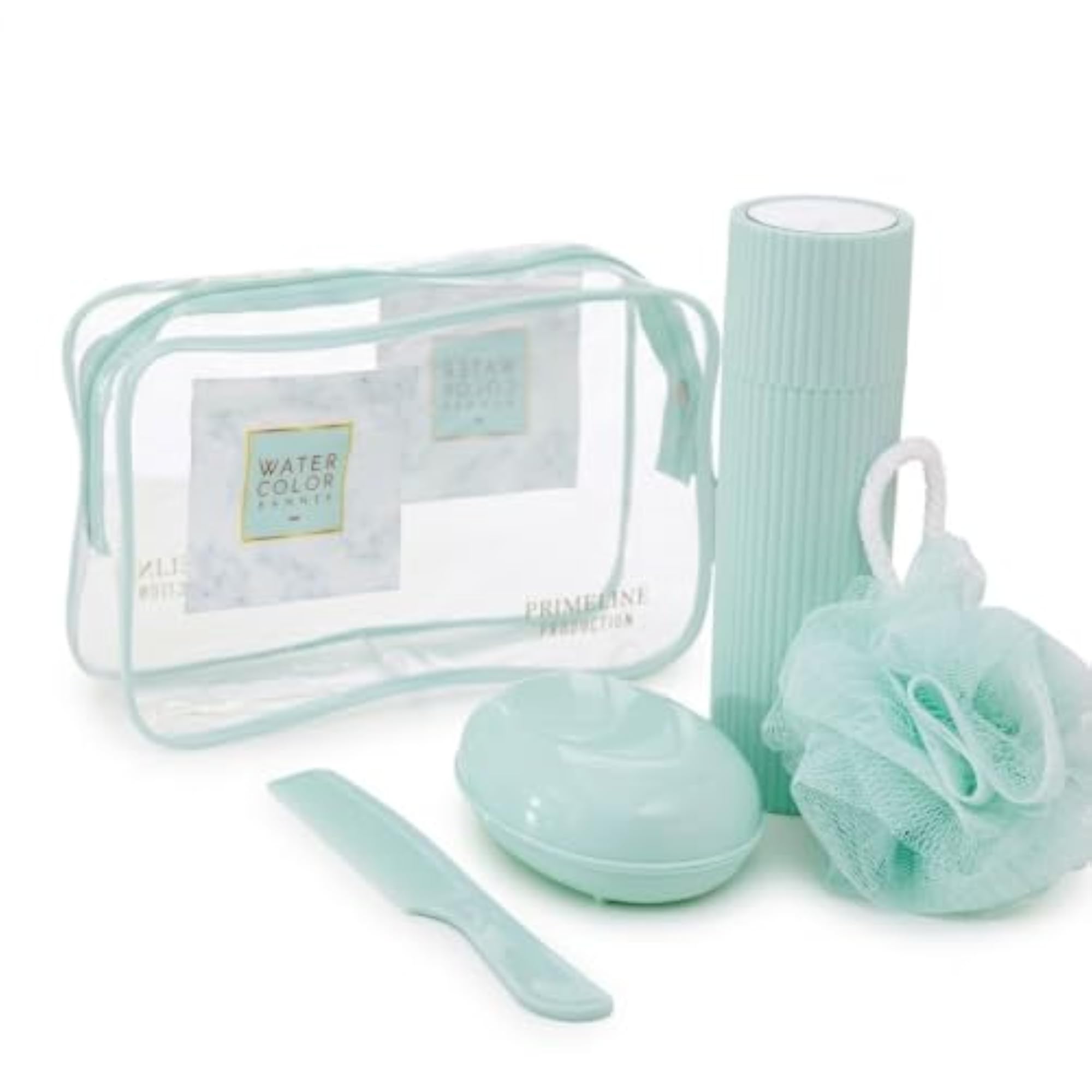 5-in-1 Travel Toiletry Kit with Clear Organizer Bag