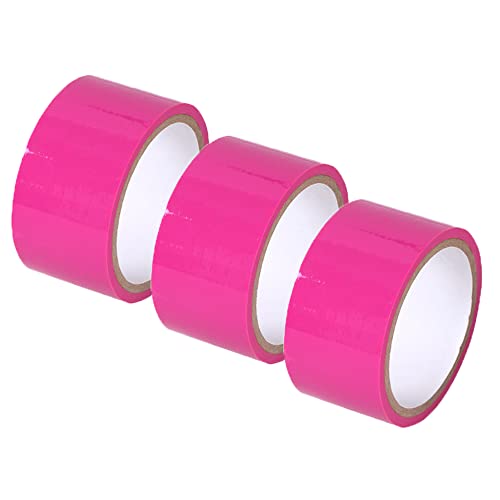 Bondage Tape 20m lang - 5cm breit 3PC Statikfreies Design Tape, Vielseitiges Bondage-SM-Band for Sexuell Sexspielung Paare Frauen Manner(Rosa) - Rosa