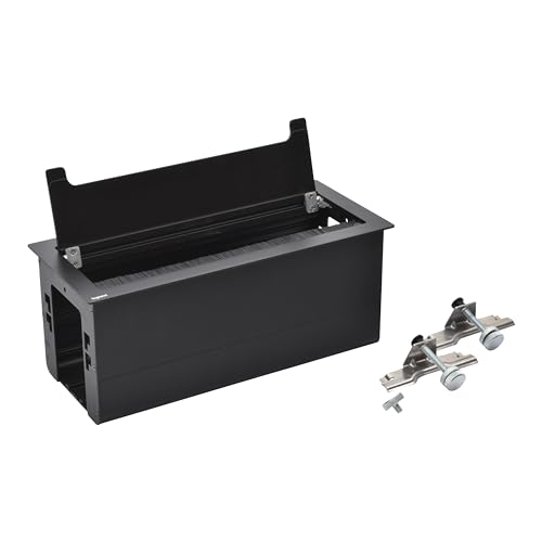 Gestion des câbles pliable Legrand Incara Top Access encastrable 8 modules