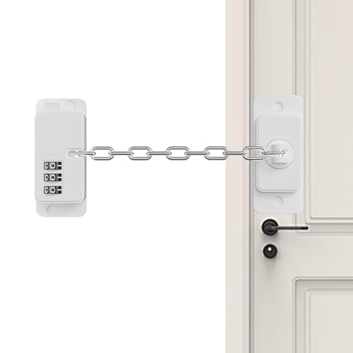 Aufquwk Serrure de porte de congélateur pour,Serrure de réfrigérateur pour, Combinaison de verrouillage du réfrigérateur avec mot de passe, Aucune clé...