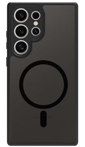 Image of Shockproof Mobile Back Cover for Samsung Galaxy S24 Ultra 5G, PC & TPU, Compatible withMagSafe, Translucent Smoke Mobile Back Case Cover (Galaxy S24 Ultra)
