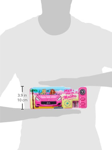 Image of Barbie Car Magnetic Pencil Box for Boy & Girl, Aesthetic, Space Astronaut Theme Pencil Case Return Gifts for Kids, Multicolor