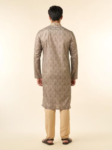 Image of DIWAS BY MANYAVAR Men's Cotton Blend Printed Kurta (1pc)