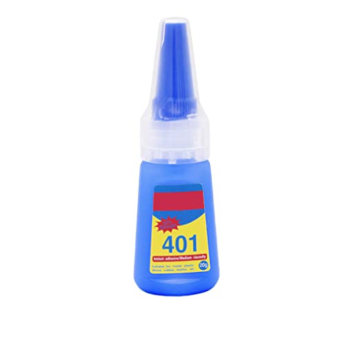 Glue Super Glue Liquid 401 Multi-purpose Transparent Instant Dry for Bonding Porous Materials Wood Paper Leather Fabric Super Glue Dries Instantly