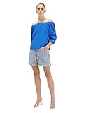 Motivi: Blusa con Escote elástico y Hombros Descubiertos Azul Aciano M Spring Summer 24