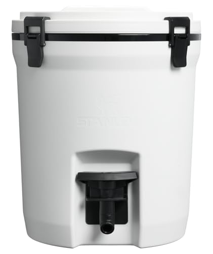 Stanley Adventure Fast Flow Water Jug 2 Gallon | Leakproof Ice Water Dispenser | Insulated Beverage Cooler | Easy Pour Spigot and Latched Foam Lid | BPA-Free | Chalk