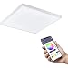 Produktbild EGLO connect.z Smart-Home LED Panel Turcona-Z, Deckenlampe L x B 30 cm, ZigBee, App und Sprachsteuerung Alexa, Lichtfarbe einstellbar (warmweiß-kaltweiß), RGB, dimmbar, 1 Stück (1er Pack)