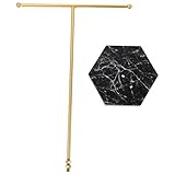 DIKACA Schmuckständer mit Marmoroptik Schmuck organizer für Ohrringe und Halsketten Großer Schmuckaufbewahrungsständer für Zuhause Schmuckgeschäft und Kleiderladen Ordnet Schmuckstücke