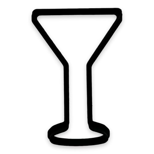 Bundle Of Fun Martini Glass Cookie Cutter With Easy To Push Design cover
