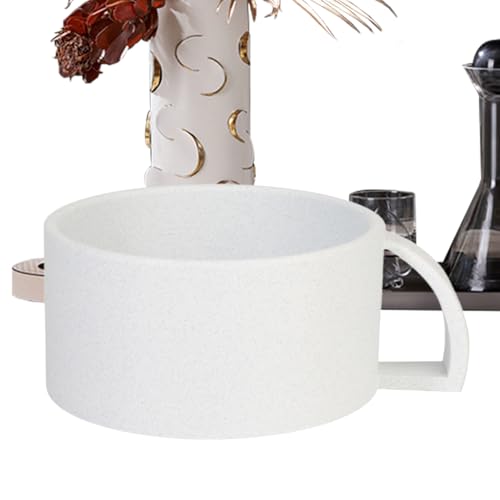 Générique Bol De Rasage - Outil de Mousse de Nettoyage pour Rasoir à Large Ouverture avec Poignée | Mug À Crème À Raser Pour Le Rasage - Pour Hommes, Père, Lui, Papa, Mari, Petit Ami