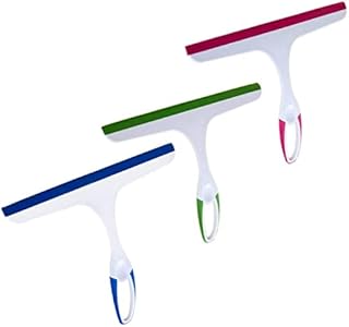 KAIAIWLUO Window Squeegees,3 PCS Shower Squeegees Rubber Squeegee Shower Screen Wiper Handheld Squeegee Cleaner Window Cleaning Equipment Tool for Mirror Bathroom Window Floor Glass