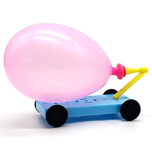 heaven2017 Balloon Car Recoil Force Model Kit, Physics Experiment Educational Kids Balloon Vehicle Toy