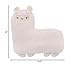 NoJo Shaped Plush Sherpa Decorative Pillow, 1 Count (Pack of 1), Llama-Ivory