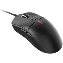 Wired Gaming Mouse for Computer and Laptop, 7200 DPI, RGB, Wired Optical Mouse with 6 Buttons & 4 Light Modes, USB Corded Mouse, Right or Left Hand Use - Black Computer AccessoriesX4 Model