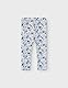 NAME IT Baby - Mädchen Nbflosa M Leggings, Chambray Blue, 62 EU