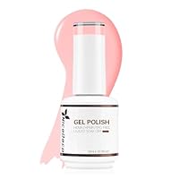 Nicedeco Gel Nail Polish 1 Pcs 15ml Rose Nude Color Soak Off LED U V Gel for Nail Art Manicure Salon DIY -006 Cruelty-free & Vegan