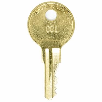 File Cabinet, Desk or Cubicle Replacement Key for Sentry Safe