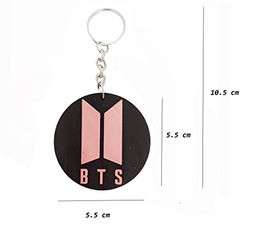 Elite Store Rubber BTS Army Keychain Soft Silicon Lightweight