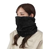 PONTAPES(ポンタペス) ネックウォーマー ネックガード フリース ボア マフラー 首元 PONB-135ブラック スノーウェア スノボ ウェア スノーボードウェア インナー スキー ウェア ウエア 小物 通勤 通学 防寒