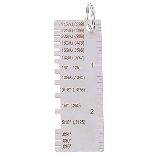Calibrador de espesor para láminas metálicas TEDILUVI-456