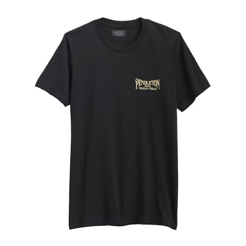 Image of Pendleton Men's Graphic T-Shirt, 100% Cotton Short Sleeve Tee, Soft Water-Based Print Casual Shirt, Crew Neck