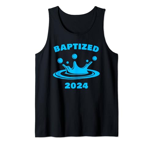Baptized 2024 – Christian Faith Water Baptism Adult & Kids Camiseta sin Mangas