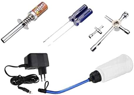 HSP 80142 Nitro Starter Kit RK Accendi Candela Scaldacandela Glow Plug Igniter Himoto Hsp Seben Scoppio Miscela Buggy Monster 1/8 1/10 1/16