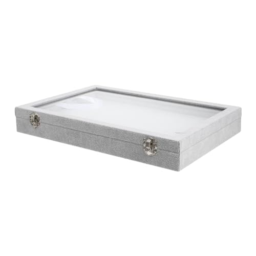 Plateau de pour bagues et boîte de rangement écrin bijoux à compartiments - 2