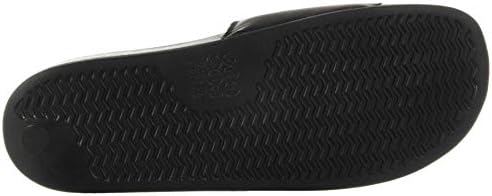 Reebok unisex adult Classics Slide Sandal, Black/White, 8.5 Women 7 Men US | Image 3