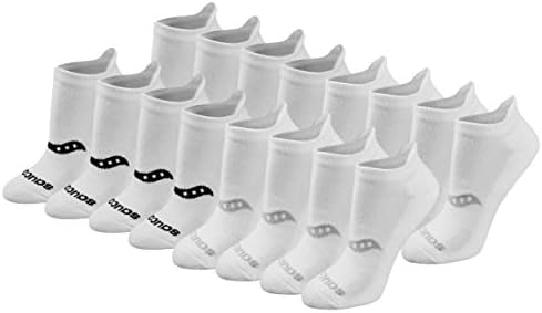 Saucony Women's Multi-Pack Performance Heel Tab Athletic Socks Running Socks