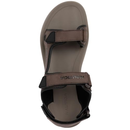 Image of Nautica Men's Athletic Sport Sandals - Adjustable Strap, Comfortable Open-Toe Hiking & Walking Sandals with Cushioned Sole