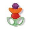 Infantino Lil Nibbles Textured Silicone Teether, BPA-Free Baby Teething Toy, Soft, Easy to Hold, Sensory Stimulation for Infants, Fruit Kabob