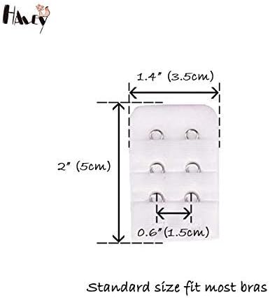 Haley Party Bra Extender 2 Hook Bra Strap Extender Bra Extensions (4 Pcs-Pack)