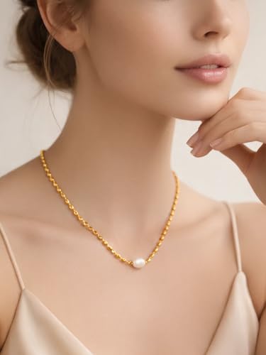Image of Rubans Demi Fine Stainless Steel Pendant Chain Daily Gift for Women & Girls