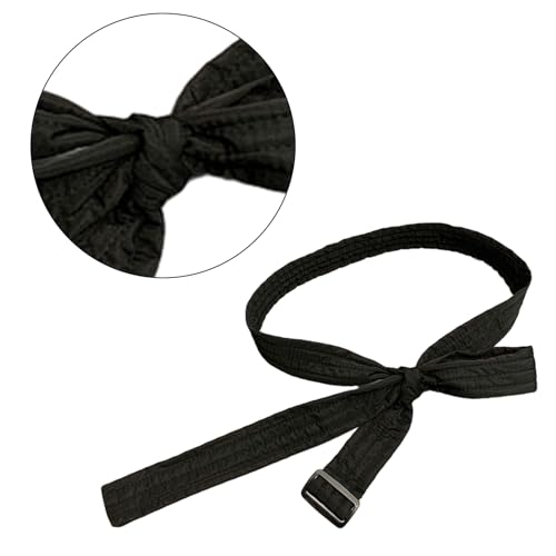 Muloo Womens Cotton Puffer Ribbon Sash Belt Waistband for Down Coat Down Jacket Thin Waist Tunics Girdle Waistband4