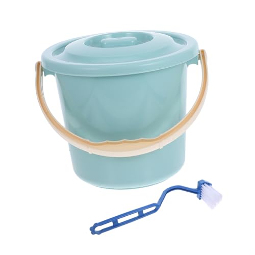 Hoement ポータブル小便器 プラスチック製 蓋付き 汚れにくい設計 家用 旅行用 高齢者 子供 大人用 簡易便器 寝室用 多機能 厚型設計